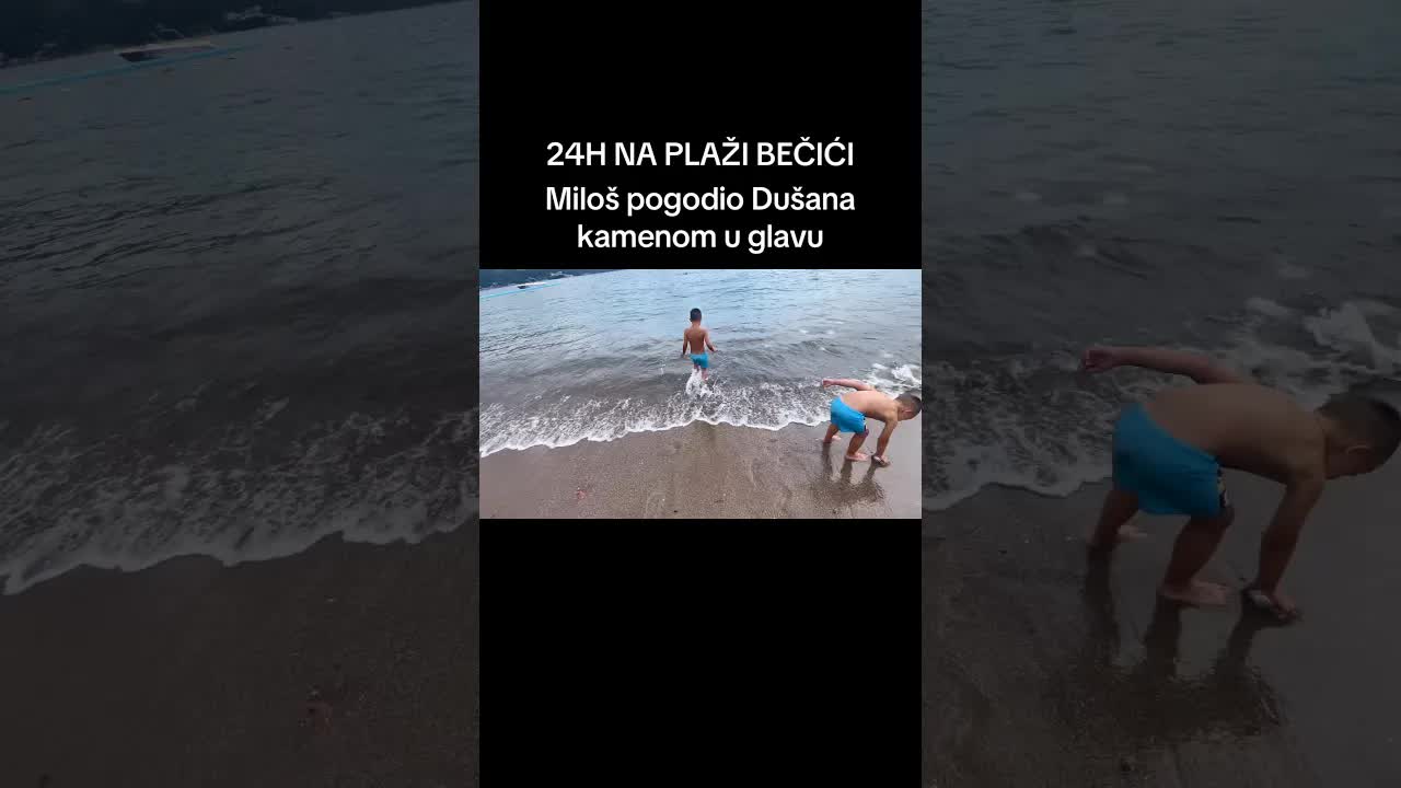 Igra i nezgoda u moru kod Budve