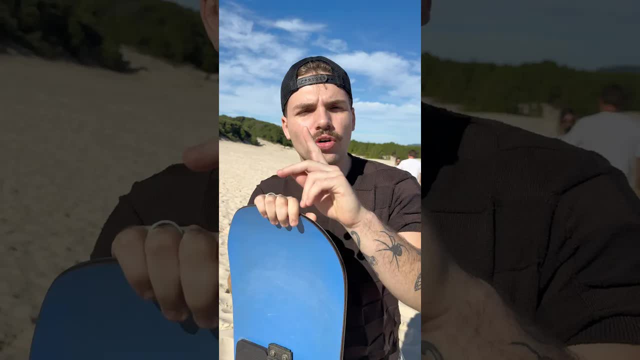 Descendo a duna com muita areia