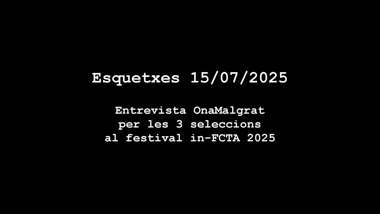 Entrevista amb Marc Rovira sobre el seu festival de curtmetratges