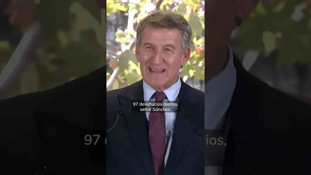 Feijóo critica la manipulación emocional sobre vivienda