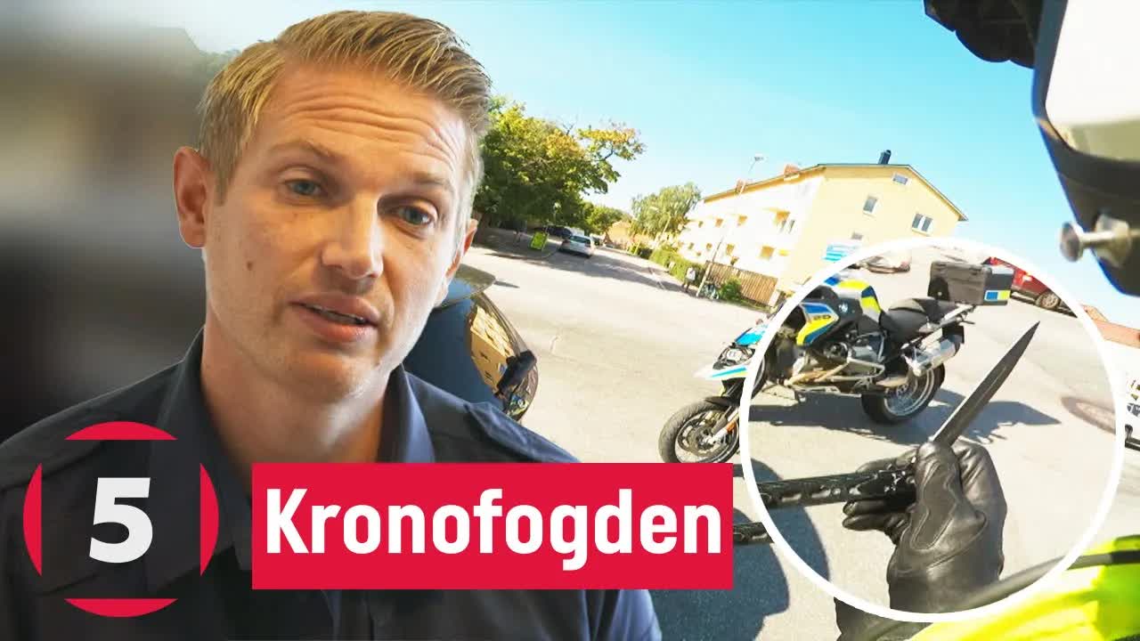 Trafikpolisens profilering och biljakt i Stockholm