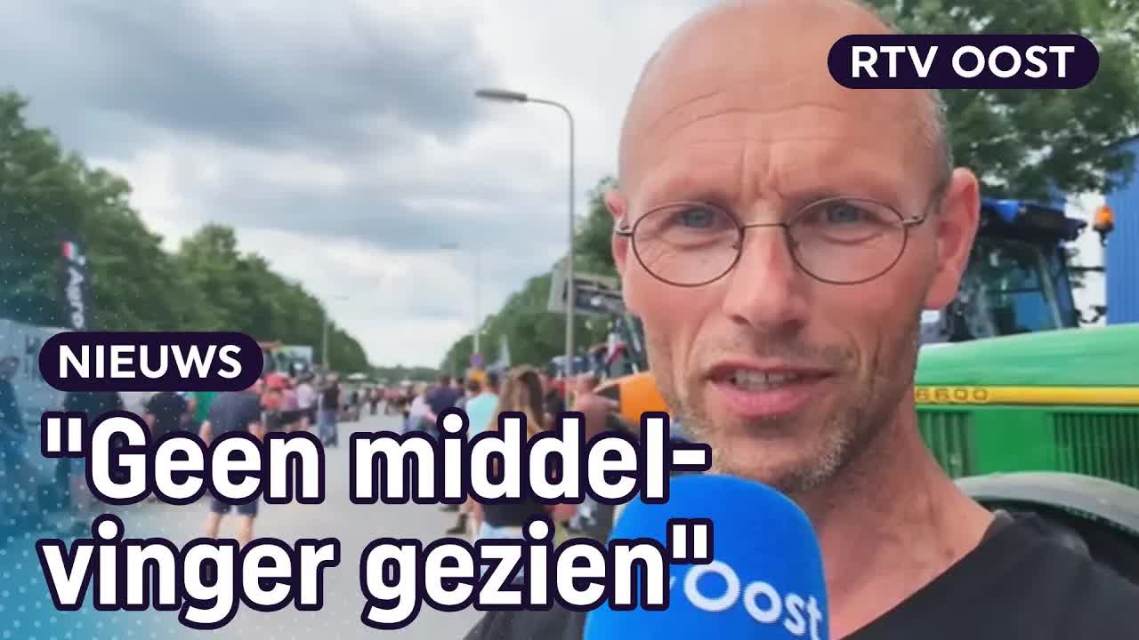 Boerenprotest blokkeert afvalverwerker Twence