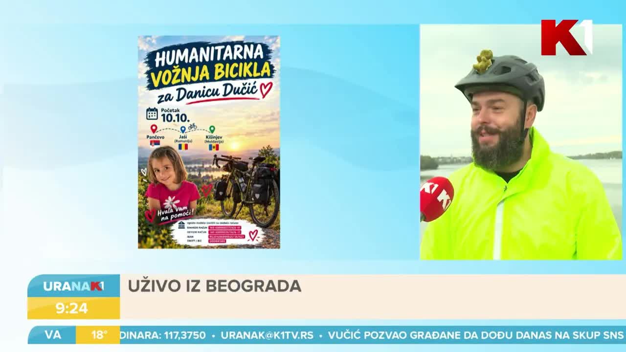Humanitarna biciklistička misija za Danicu