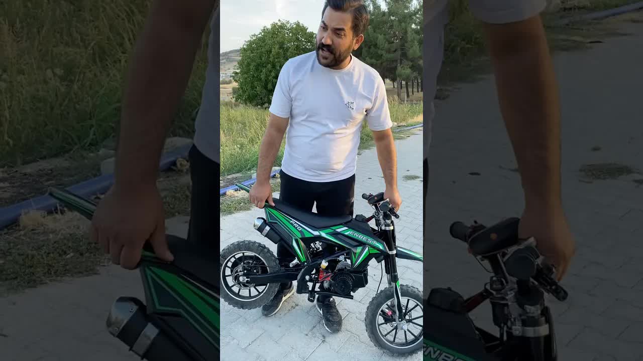 Baba Kızına Motor Sürprizi Yaptı