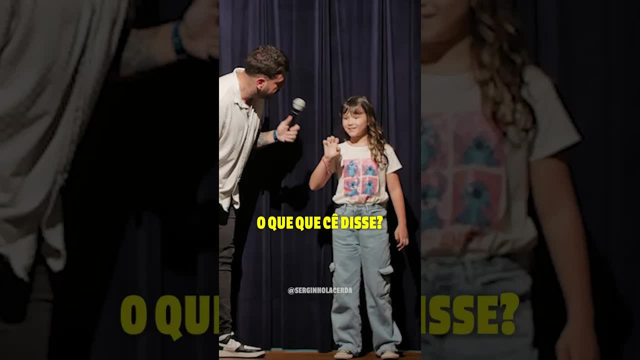 Crianças mostram talentos em brincadeira