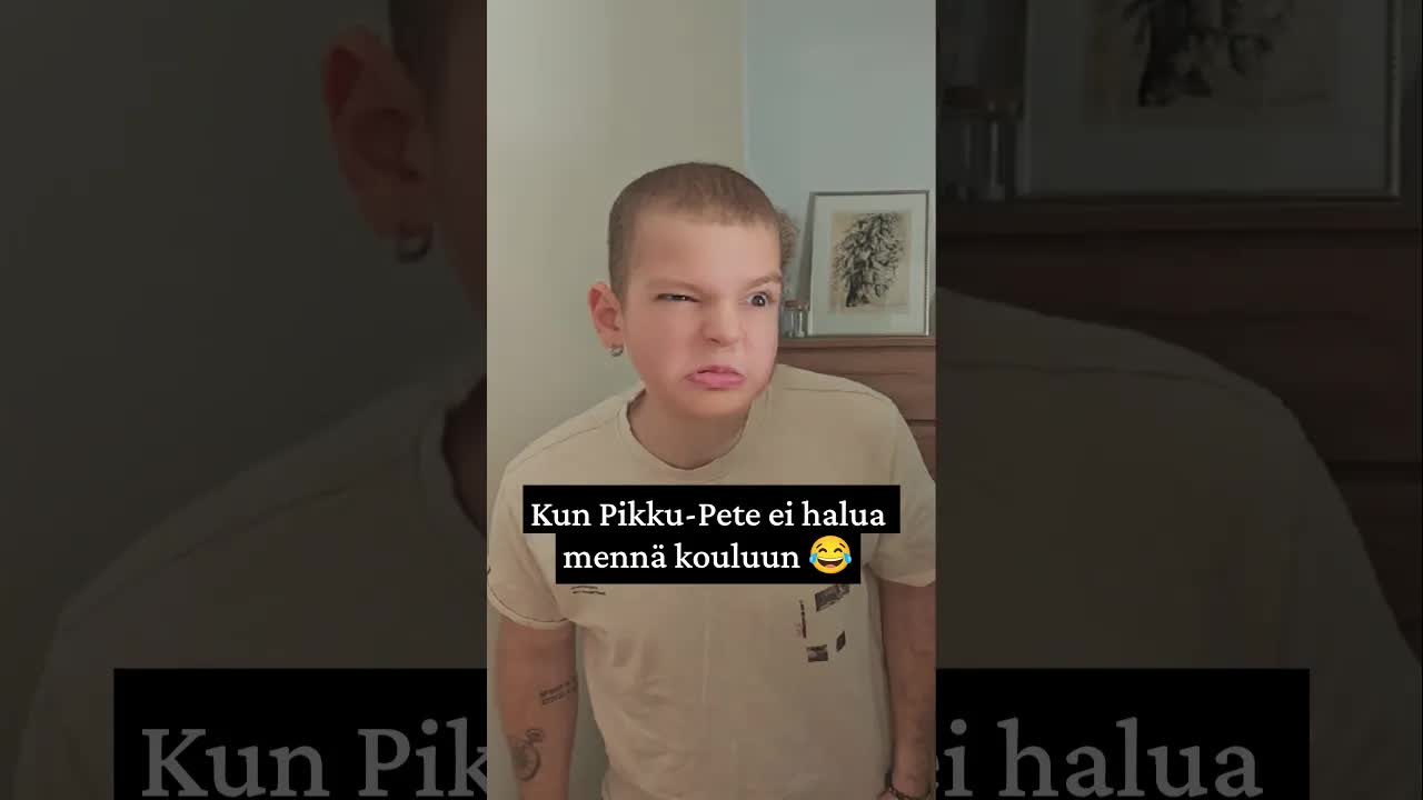 Pikku-Pete ei halua mennä kouluun