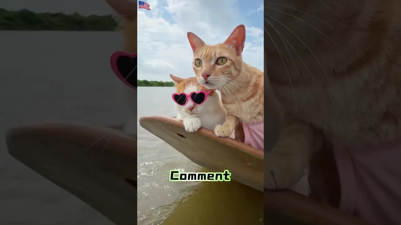 Les chats deviennent marins en mer