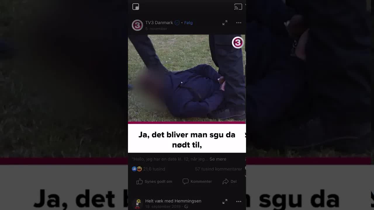 Sjov anholdelse med politiet