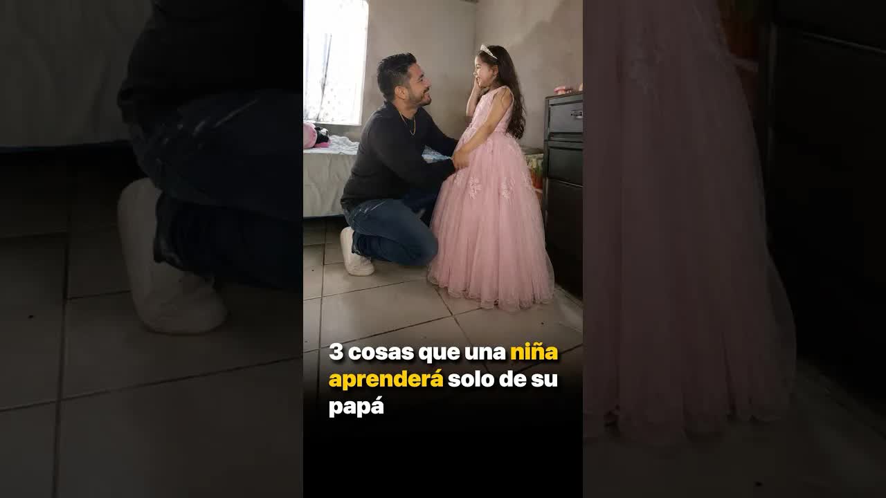 Tres lecciones que una niña aprende de su papá
