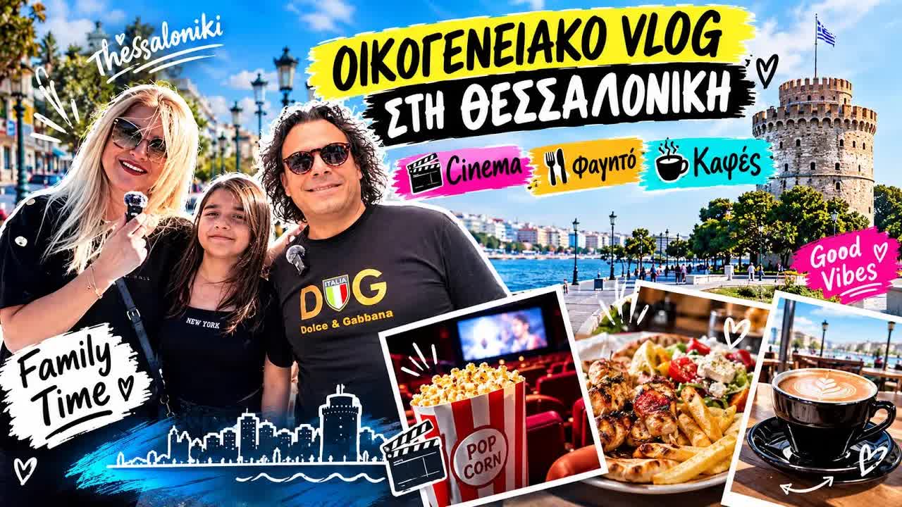 Οικογενειακή βόλτα στη Θεσσαλονίκη: Φαγητό και Κινηματογράφος