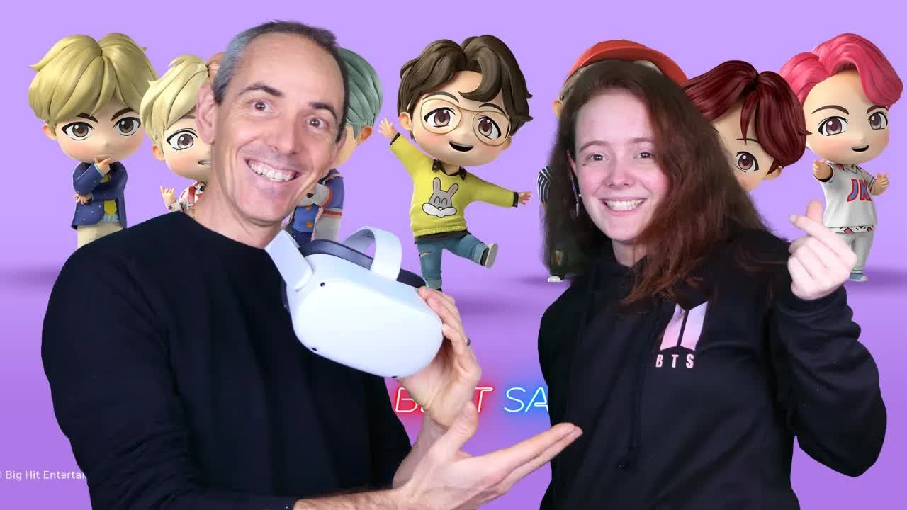 Test du pack BTS Beat Saber sur Oculus Quest 2