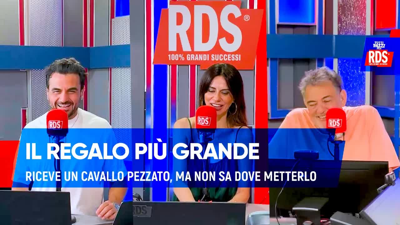 Riceve un cavallo come regalo