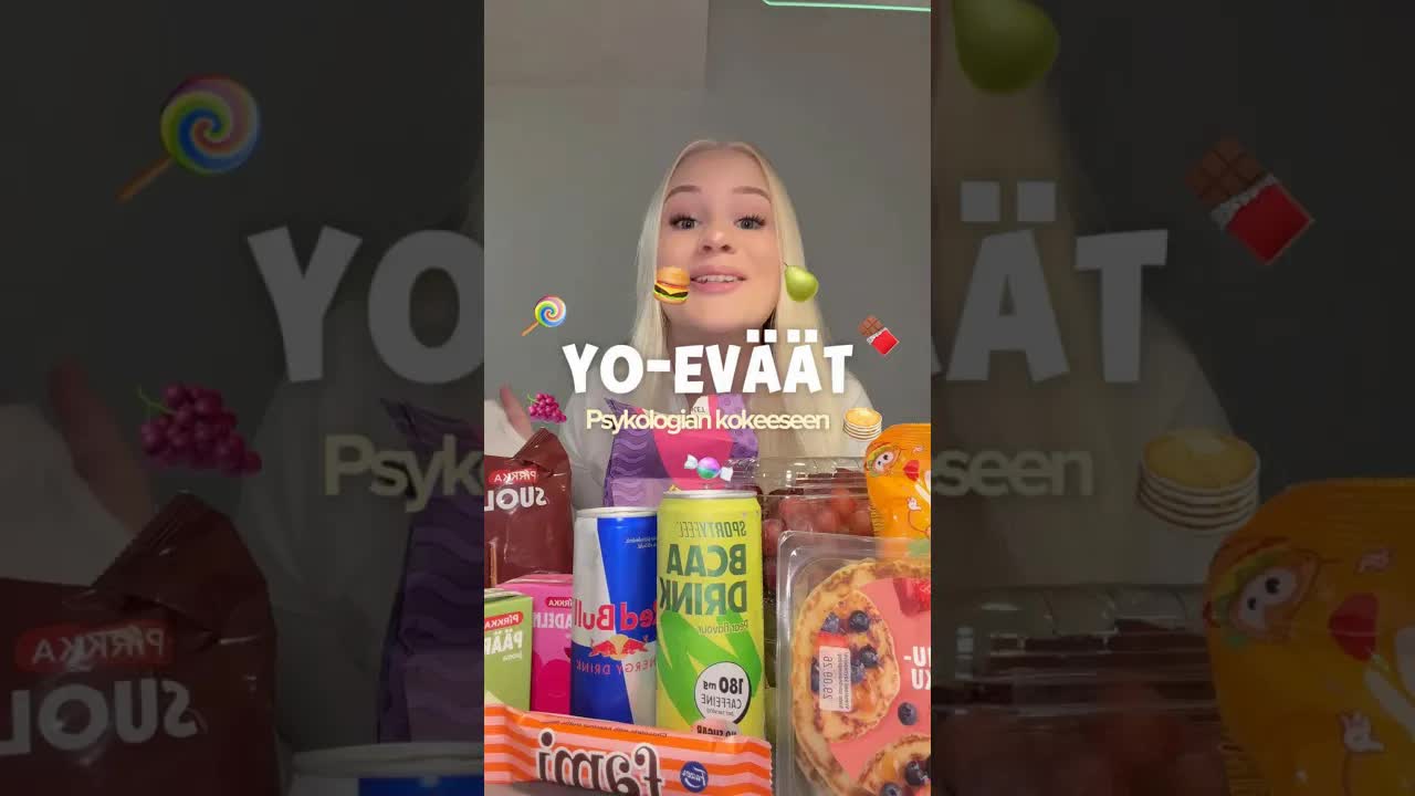 Psykan yökokeen eväät ja juomat