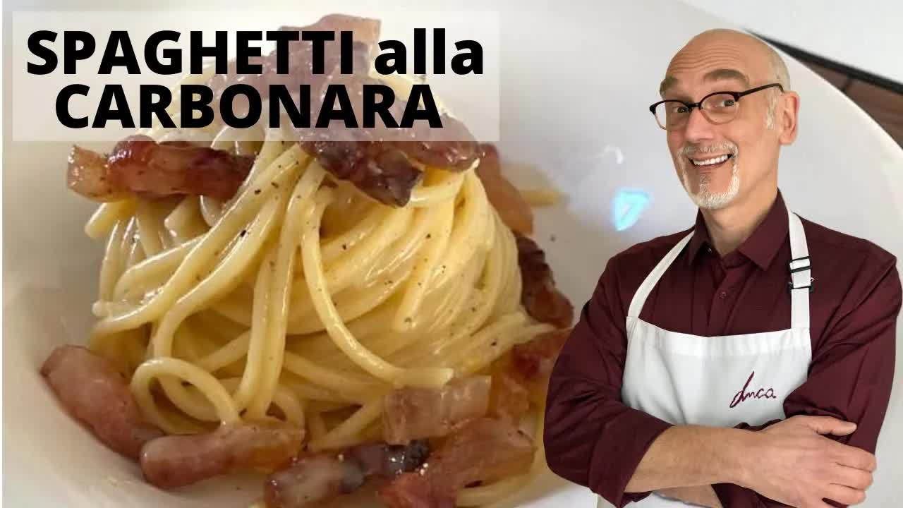 Spaghetti alla carbonara fatti in casa
