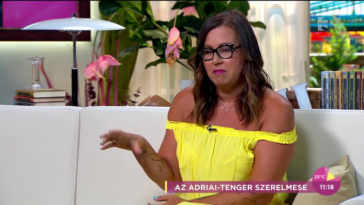 Vajda Judit nyaralása Horvátországban és a Velencei-tó