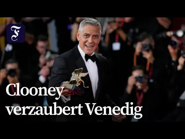 George Clooney erhält Goldenen Löwen in Venedig