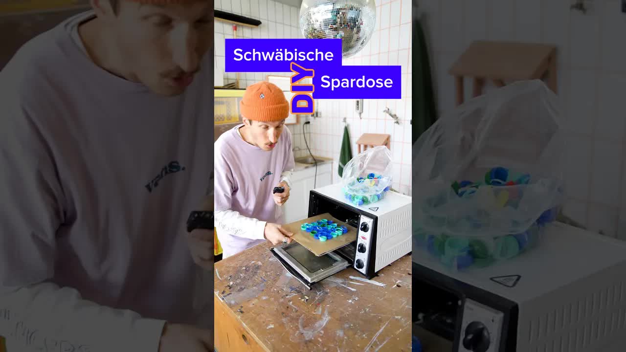 DIY Spardösle aus Flaschendeckeln
