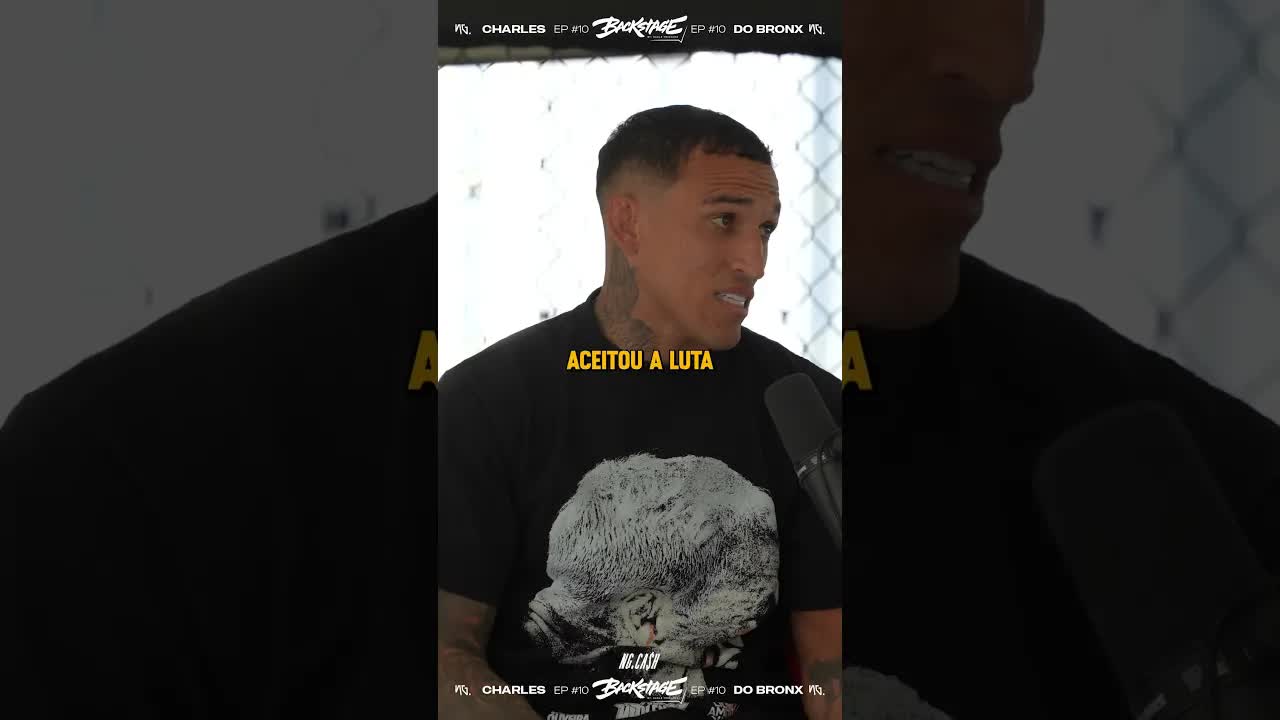 Charles do Bronx conta polêmica da pesagem e diz que roubaram seu cinturão
