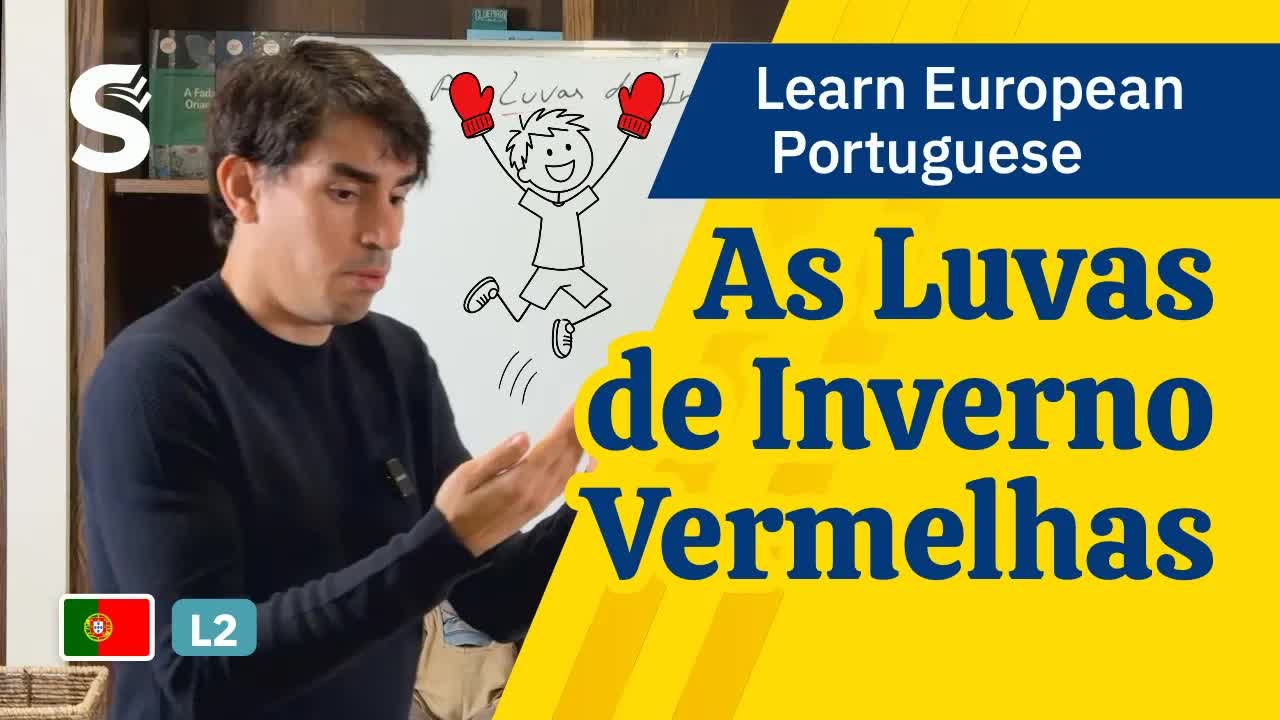 Bernardo procura as luvas perdidas na biblioteca