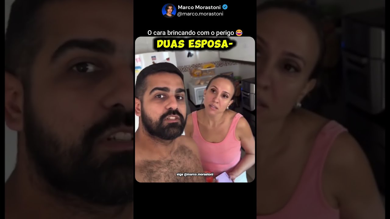 Homem brinca sobre ter duas esposas