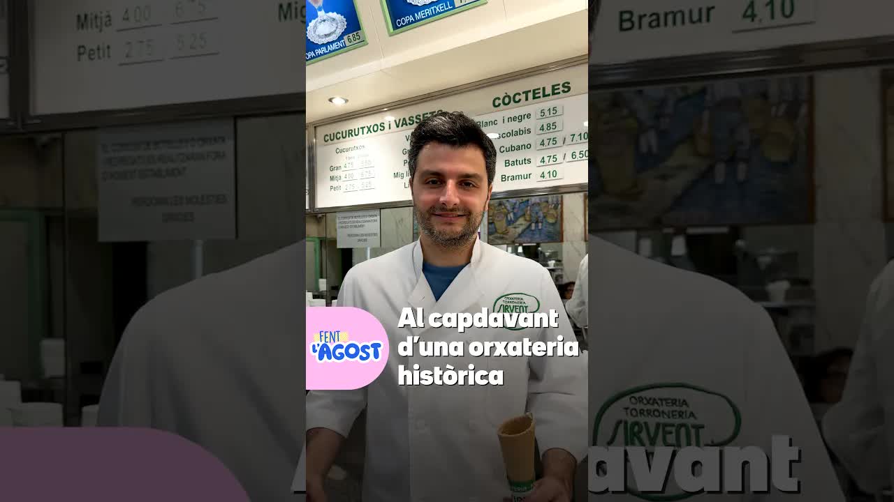 Un advocat que hereta l'orxateria familiar
