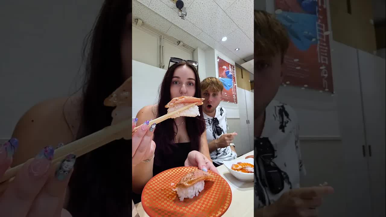Kolik sníte suši talířku v Japonsku?