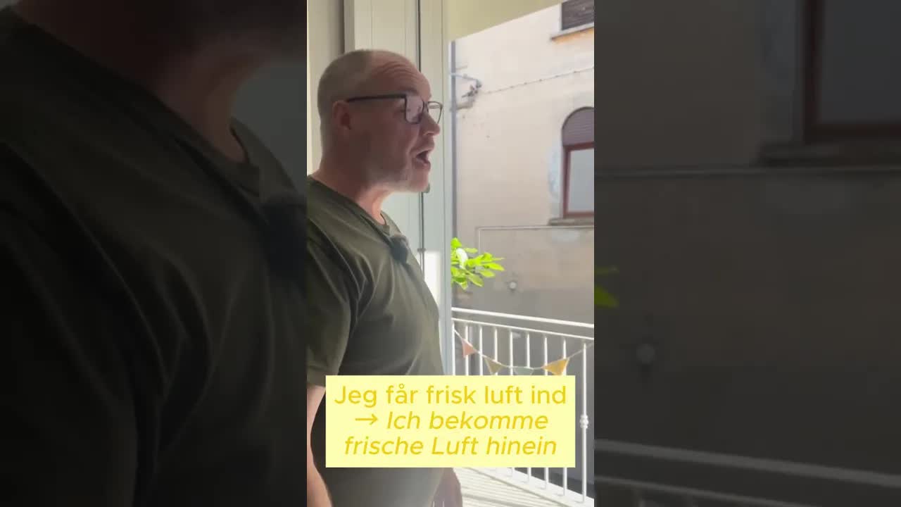 Jeg åbner vinduet - Dansk i dagligdagen