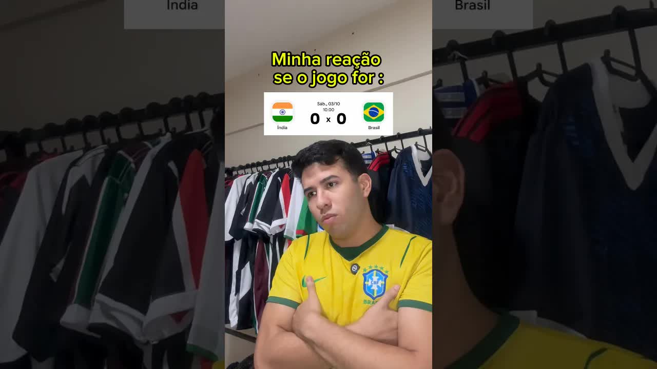 Reação à vitória do Brasil sobre a Índia