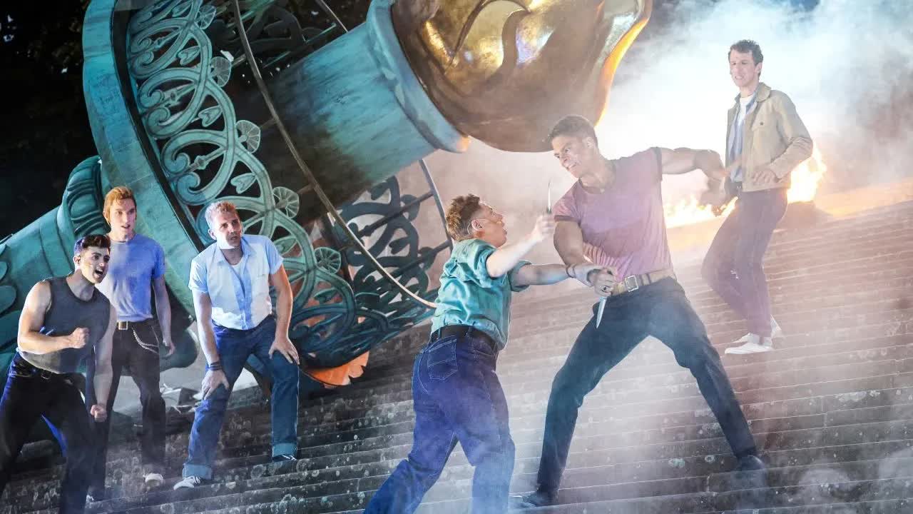West Side Story Trailer auf der Großen Treppe