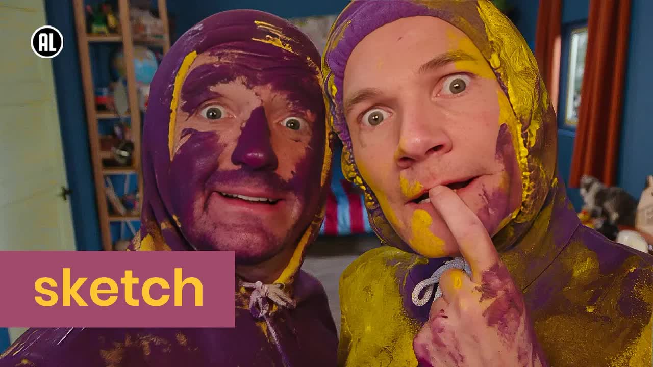 Een nieuwe outfit zelf gemaakt van gras