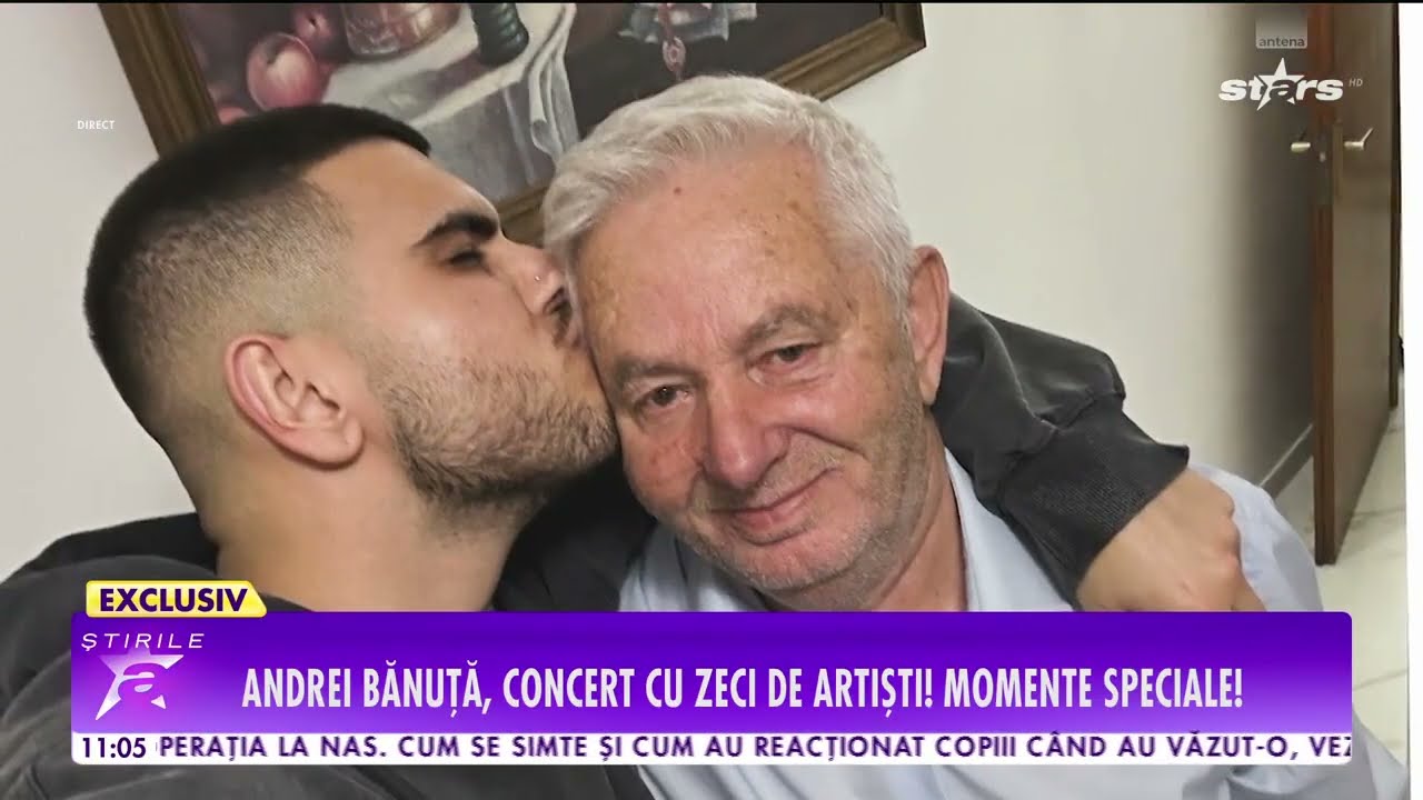 Andrei Bănuță dedică un moment emoționant mamei sale la concert