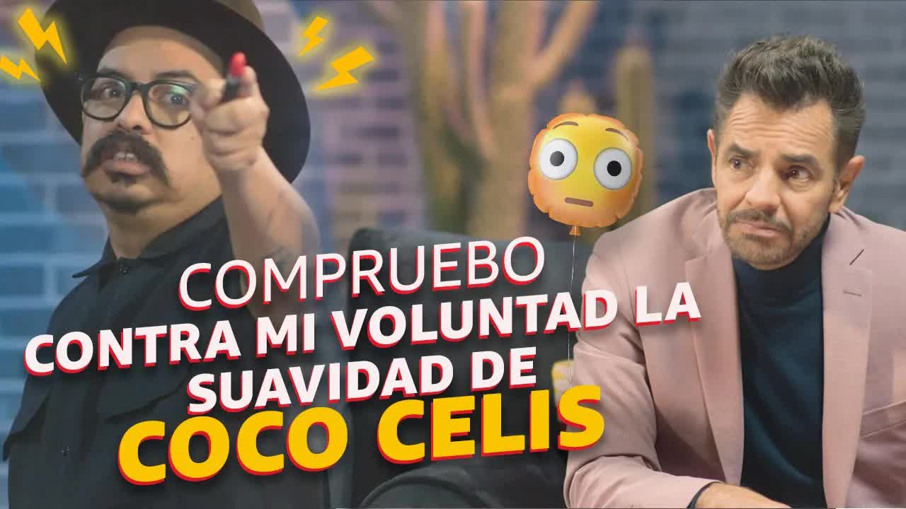 entrevista cómica de Eugenio Derbez a Coco Celis