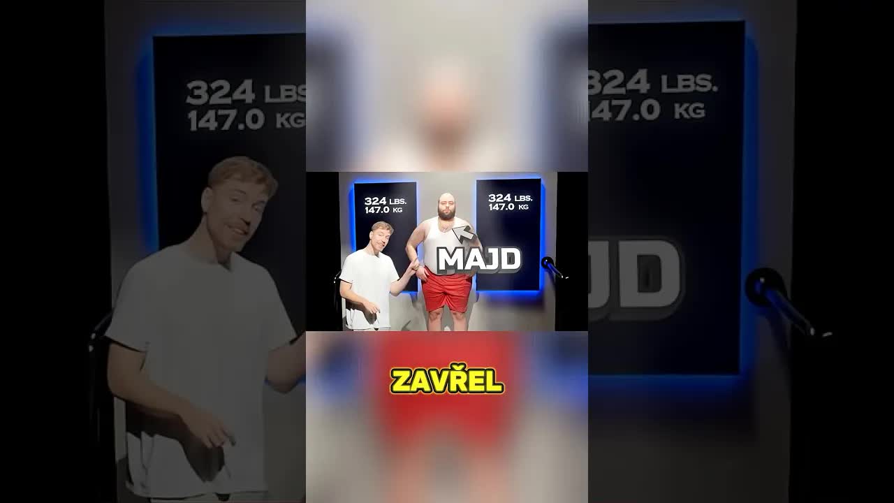 MrBeast Challenge: Zhubnout 45 kg za 178 dní