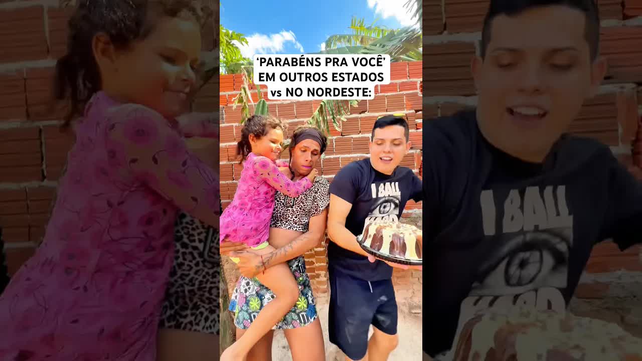 Cantando parabéns em diferentes sotaques