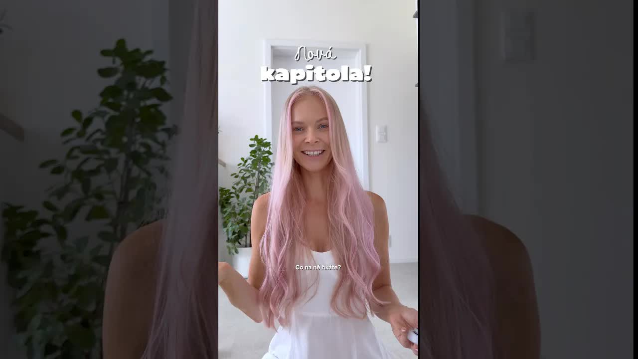 Nové vlasy a korejská kosmetika
