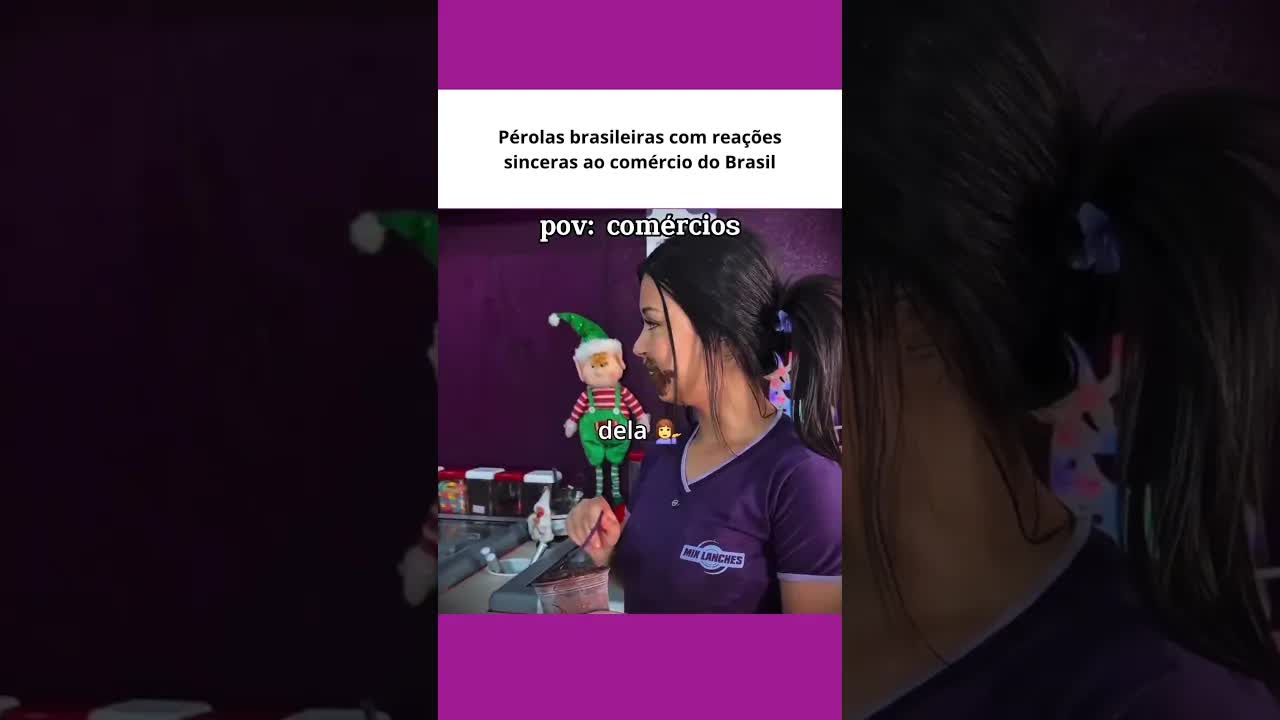 Reações sinceras ao comércio brasileiro