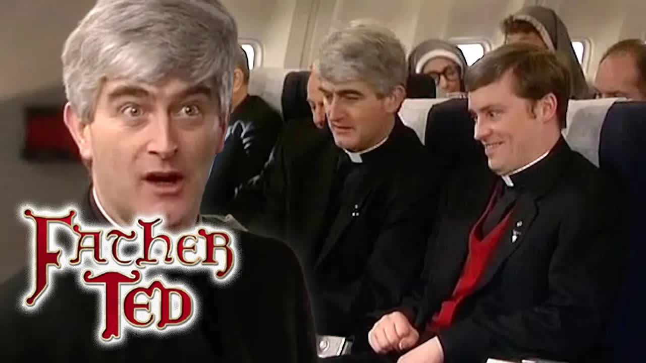 Father Ted’s embarrassing nickname on the plane