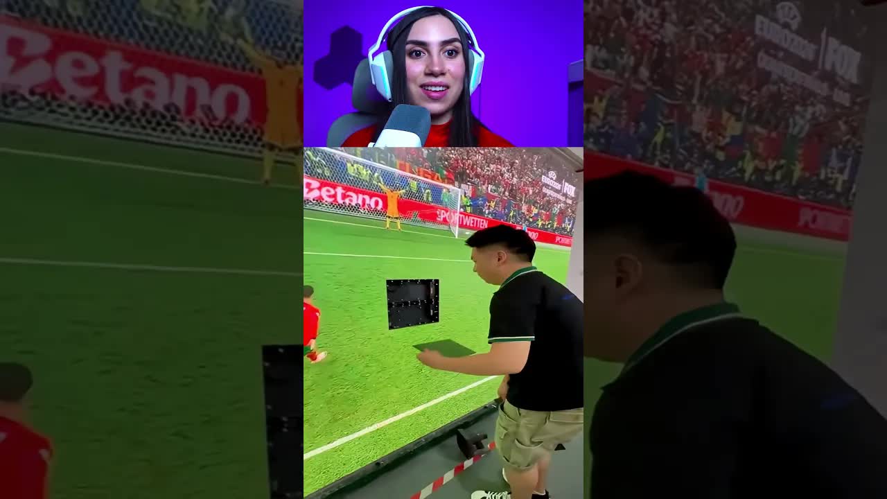 Homem salva transmissão do pênalti do Ronaldo