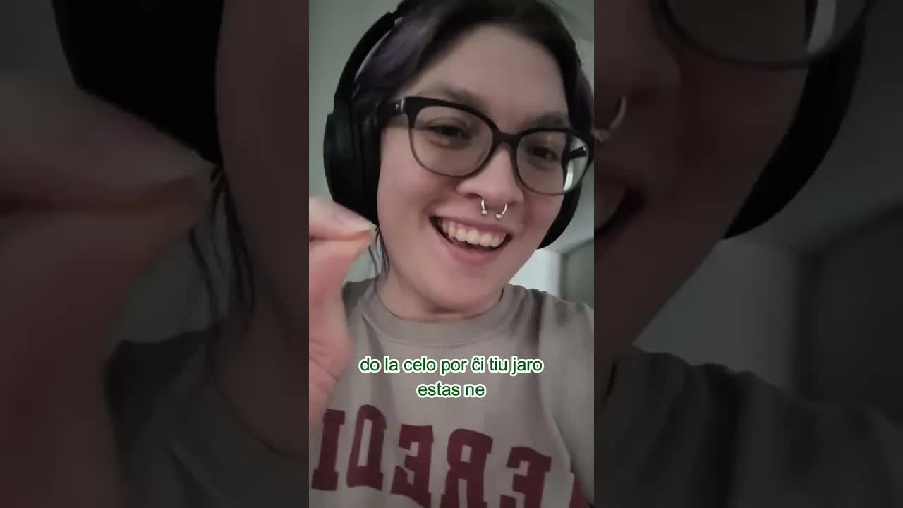 dua celo 2026-a #Esperanto #catiekejti #conlang #filmero #esperantisto #purplehair #goldandgoblins