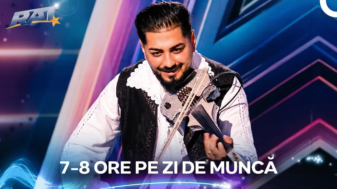 Un violonist din Mehedinți cucerește juriul