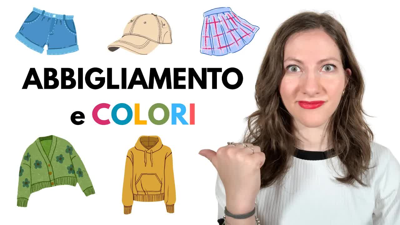 Colori e abbigliamento in italiano
