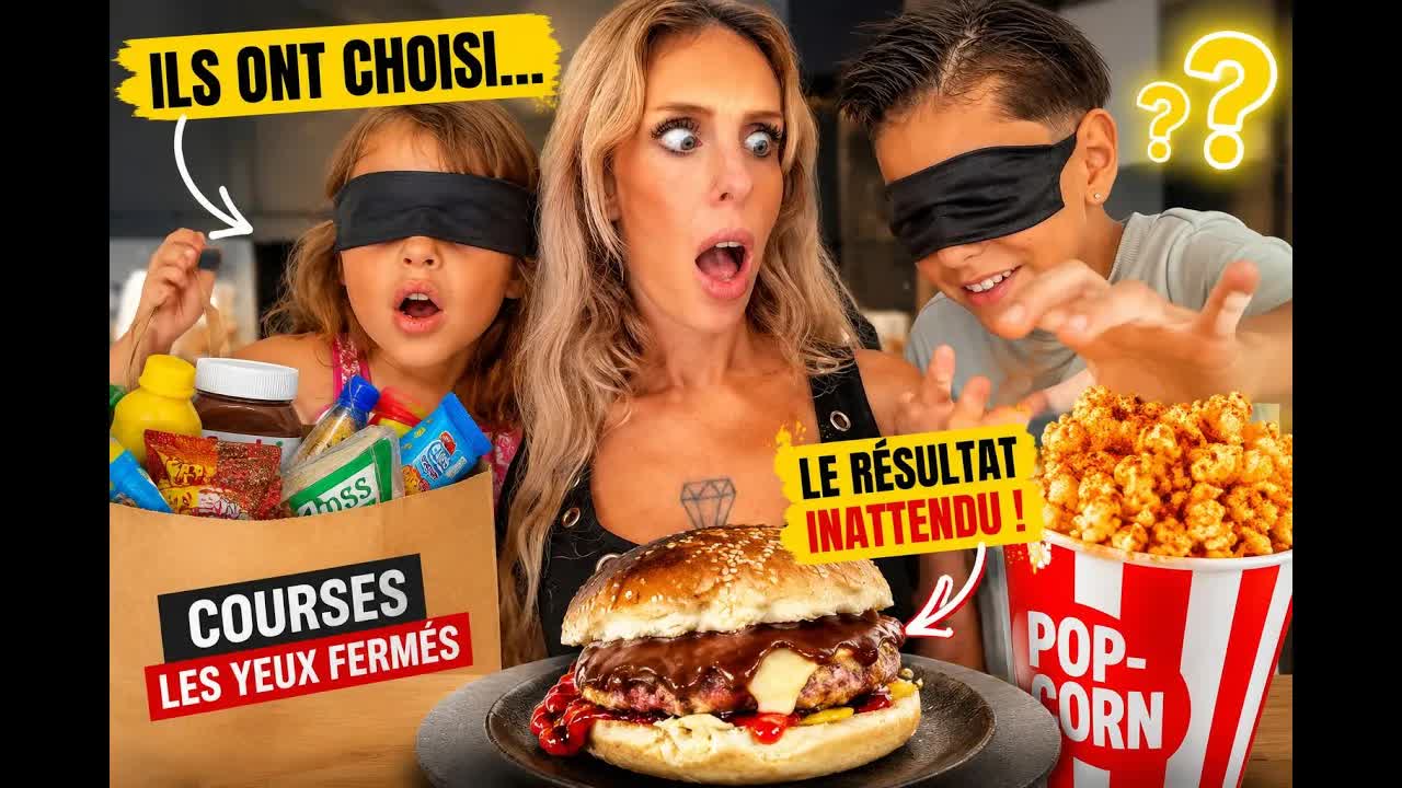 Mes enfants choisissent mon repas les yeux fermés