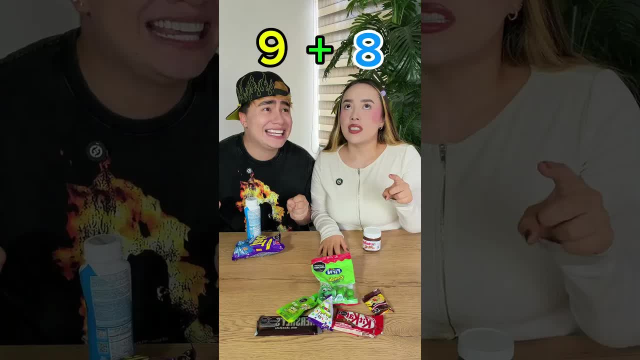 Jugando a sumar rápido con dulces