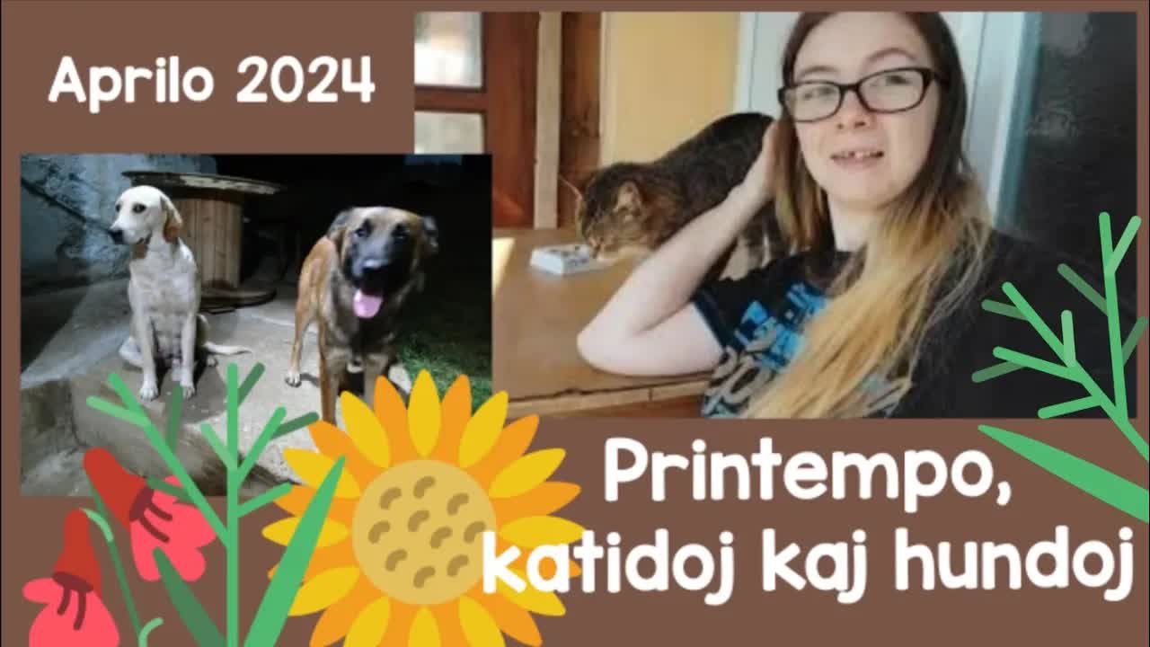 Printempo kaj miaj bestoj en la vilaĝo