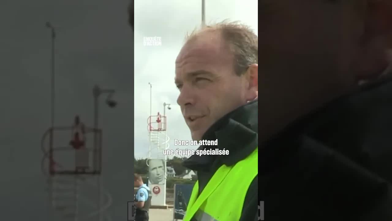Une fillette coincée dans un ponton secourue