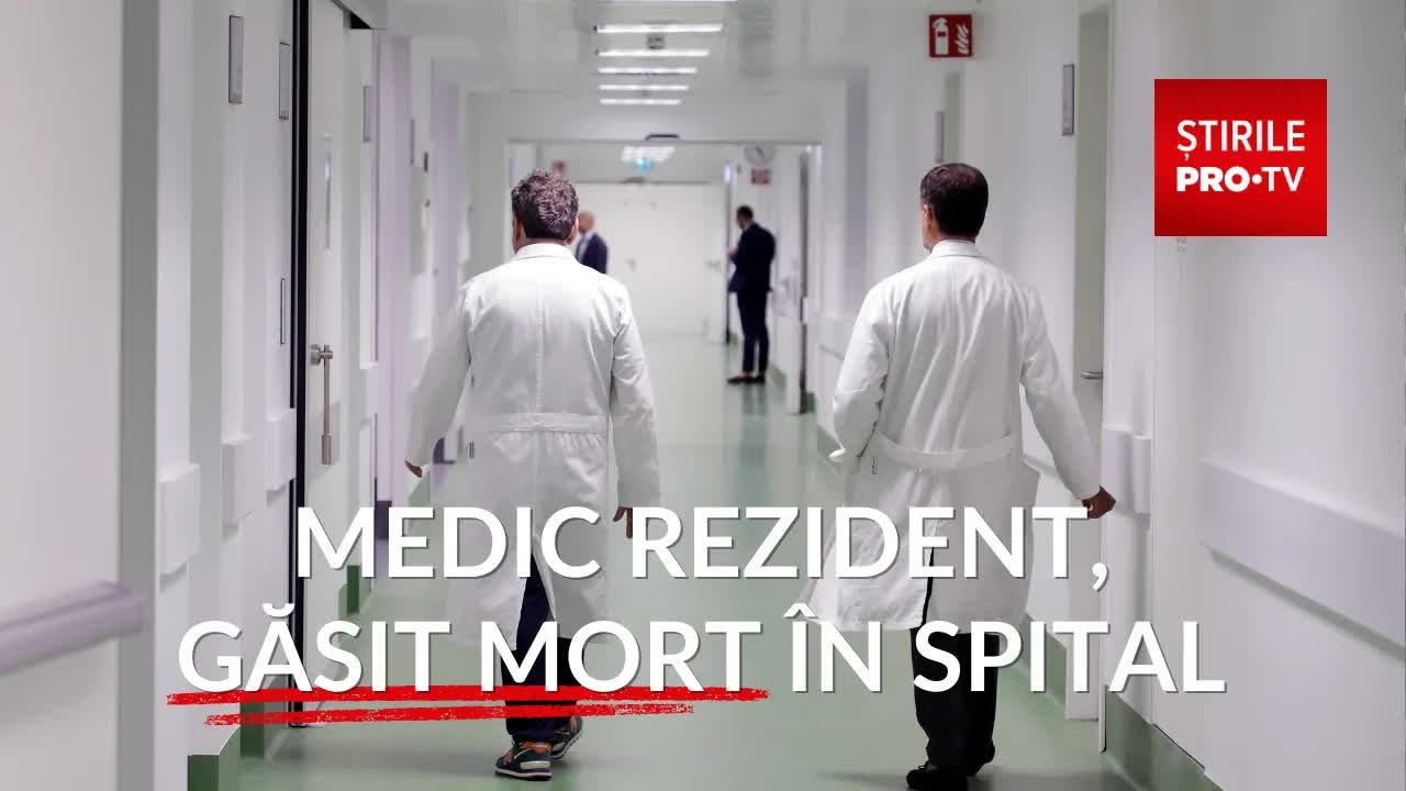 Medic rezident mort în spital după o intoxicare cu fentanil