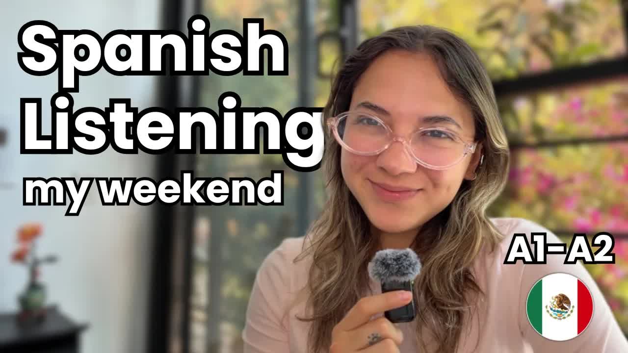 Presentación personal y vida cotidiana en español lento