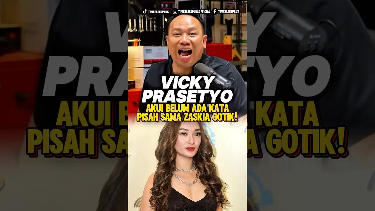 Vicky Prasetyo Akui Belum Ada Kata Pisah