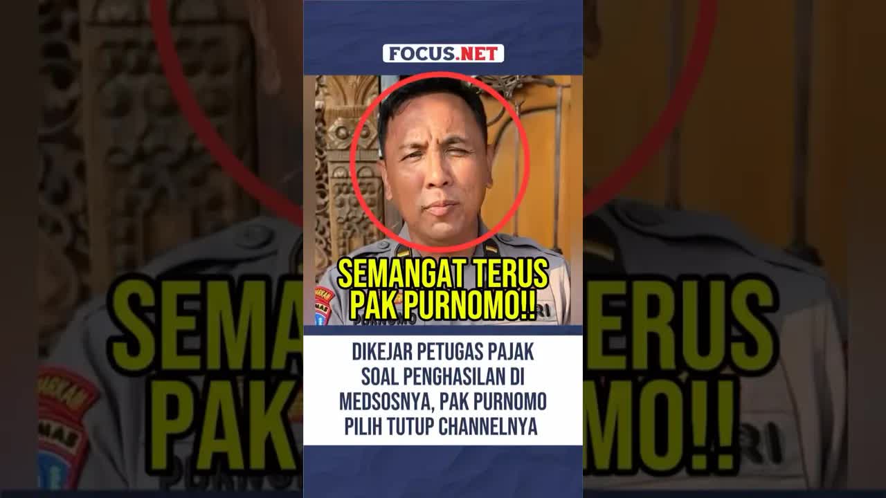 Pak Purnomo Tutup Channel YouTube Karena Dikejar Pajak