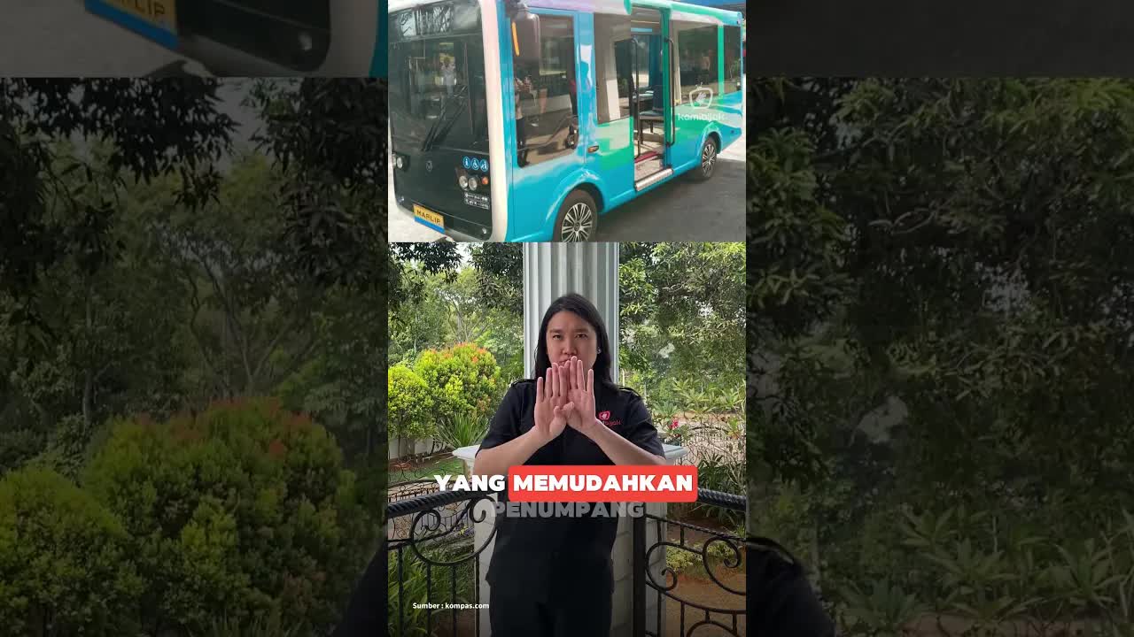 Uji Coba Angkot Listrik Aksesibel di Bandung